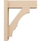 Ekena Millwork 6-in W x 18-in D x 22-in H Balboa Block Rough Cedar Woodgrain TimberThane Outlooker, Primed Tan OUTUR060X18X22BOA44RCPR - alternate 5